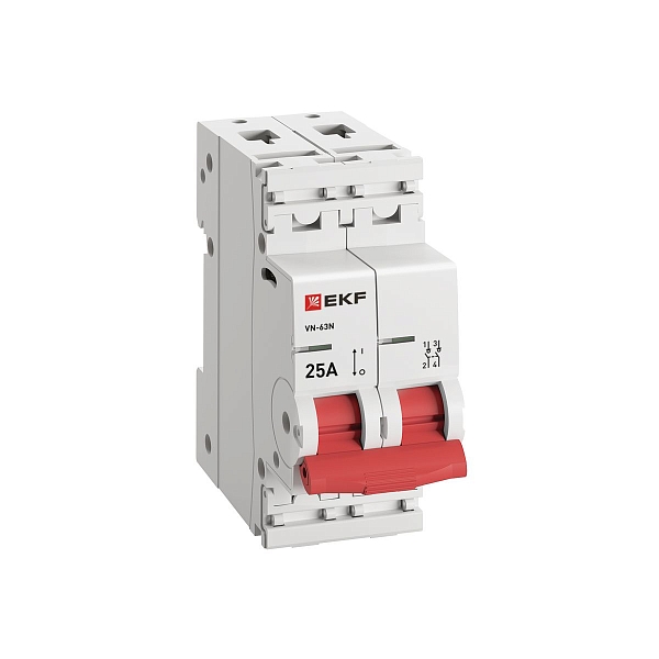 Выключатель нагрузки ВН-63N 2P 25А PROXIMA EKF 