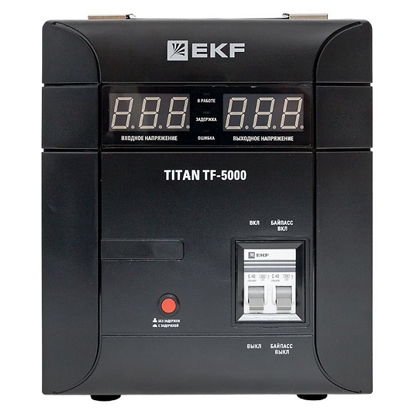 Стабилизатор напряжения симисторный напольного исполения TITAN -TF-5000 EKF