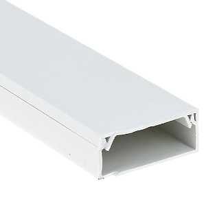 Канал кабельный (80x40) (12 м) белый EKF-Plast