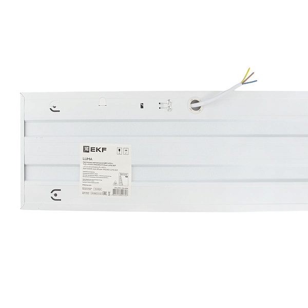 Светильник светодиодный ДВО 4112-L 36Вт 4000К 1195x180x19 опал EKF