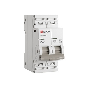 Автоматический выключатель ВА 47-63N 2P 40А (C) 6кА PROXIMA EKF