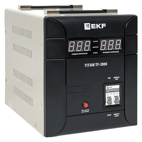 Стабилизатор напряжения симисторный напольного исполения TITAN -ТF-3000 EKF