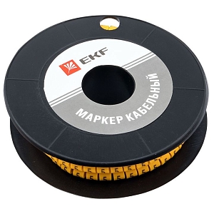 Маркер кабельный 4,0 мм2 "5" (500 шт.) (ЕС-2) EKF PROxima