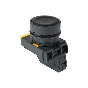 Кнопка SB-21 плоская без фиксации 1NС черная IP65 EKF