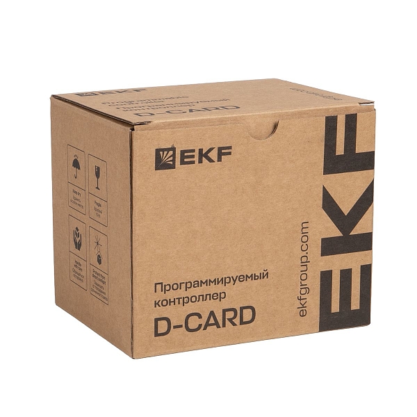 Программируемый логический контроллер (ПЛК) EC321 токоподающий D-CARD EKF