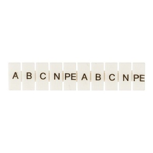 Маркеры для UT/ST/Push-in 4 с символами "A, B, C, N, PE" (100 шт.) EKF