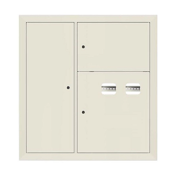 Щит этажный 2 кв. слаботочка слева RAL9002 (1000x950x150) EKF PROxima
