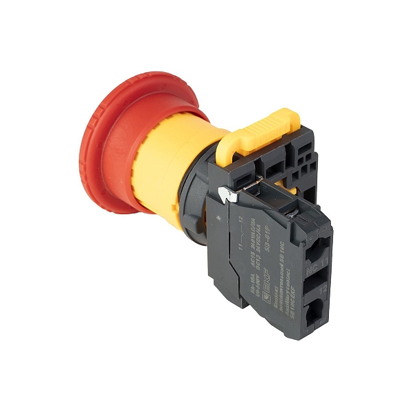 Кнопка SB-81 грибовидная поворотная 1NC красная IP65