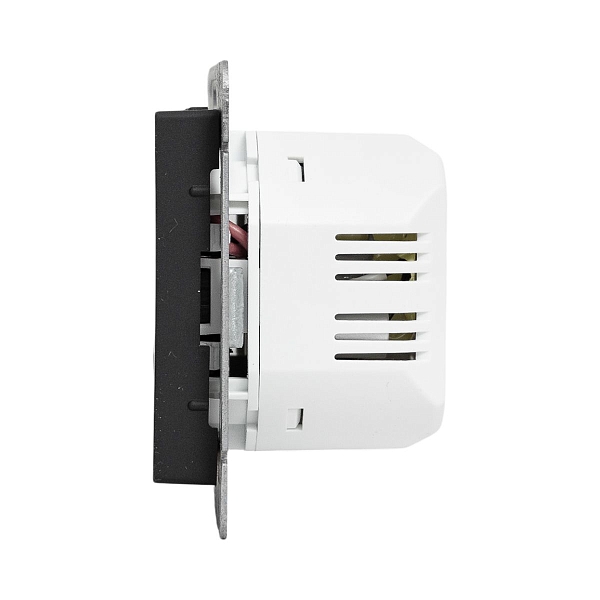 Механизм розетки USB-С, быстрая, чёрная Эпика EKF