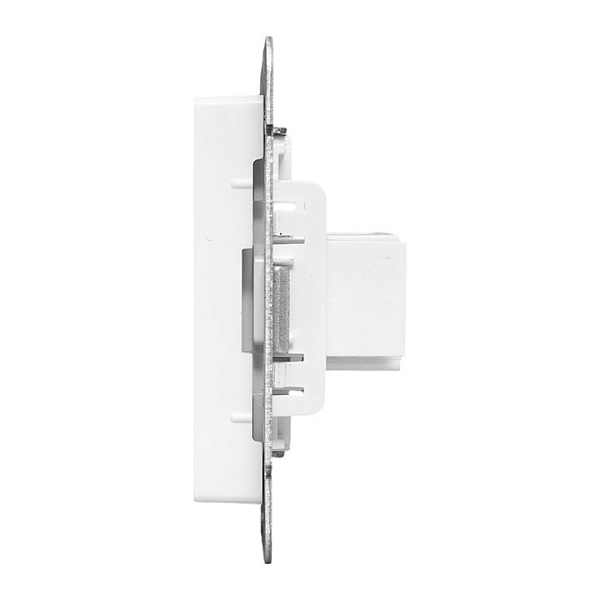 Механизм розетки HDMI+RJ45 (cat5), белый Эпика EKF