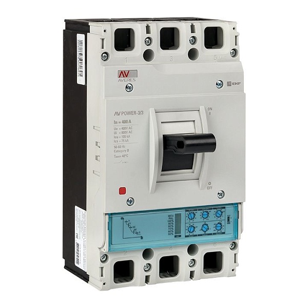 Выключатель автоматический в литом корпусе AV-POWER-3/3 400А 100кА ETU2.0 EKF