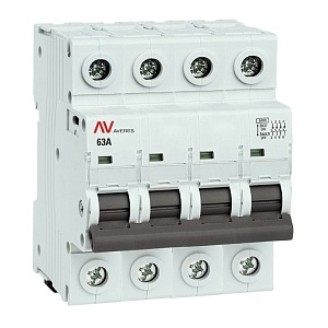 Выключатель нагрузки AVN 4P 63A AVERES EKF 
