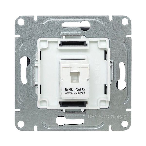 Механизм розетки RJ45 (cat5), графит Эпика EKF