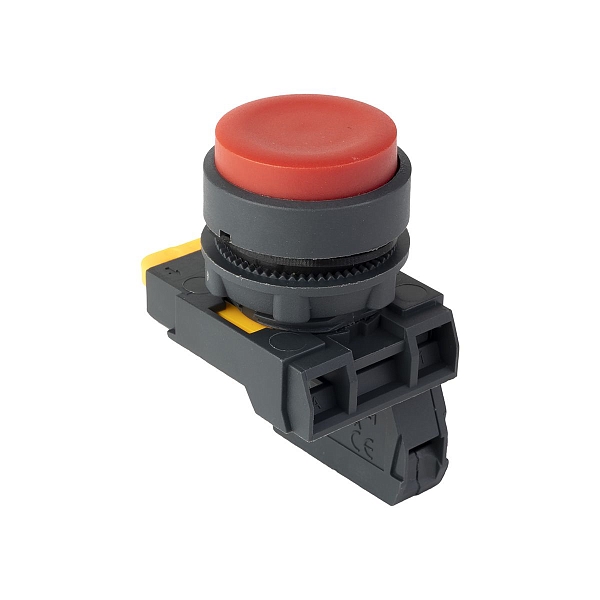 Кнопка выпирающая SB-25 без фиксации 1NO красная IP65 EKF