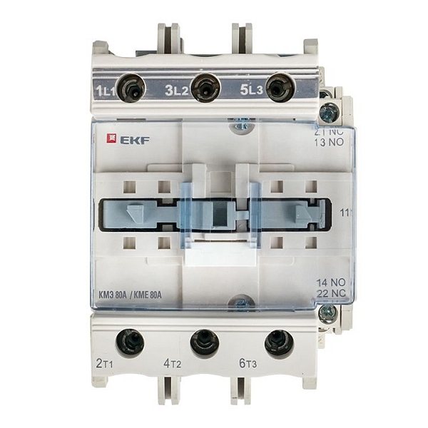 Контактор КМЭ-3 80А 1NO+1NC 36В AC EKF