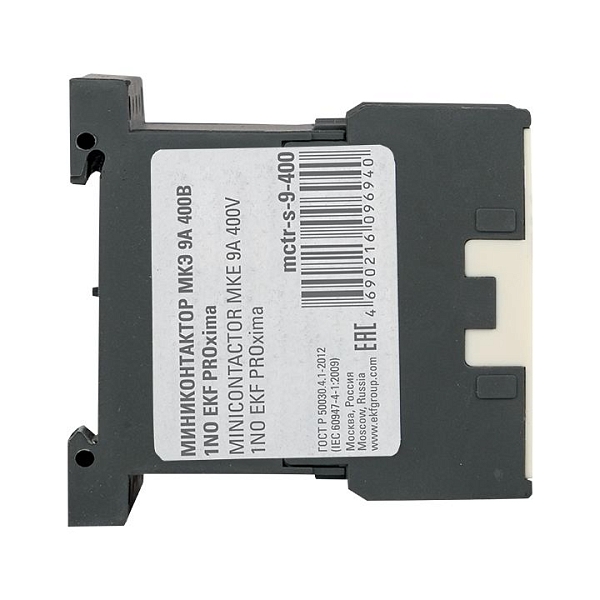 Контактор МКЭ-1 9А 1NO 400В AC EKF