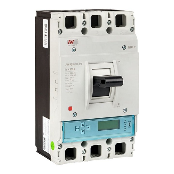Выключатель автоматический в литом корпусе AV-POWER-3/3 400А 50кА ETU6.0 EKF