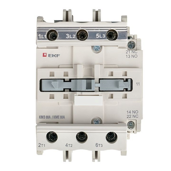 Контактор КМЭ-3 80А 1NO+1NC 36В AC EKF