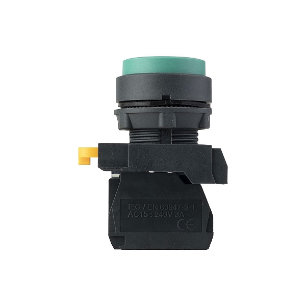 Кнопка выпирающая SB-25 без фиксации 1NO зеленая IP65 EKF
