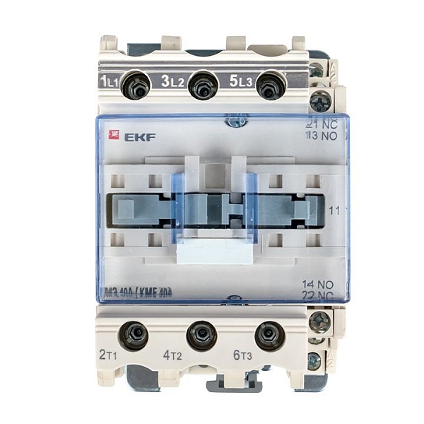 Контактор КМЭ-3 40А 1NO+1NC 36В AC EKF