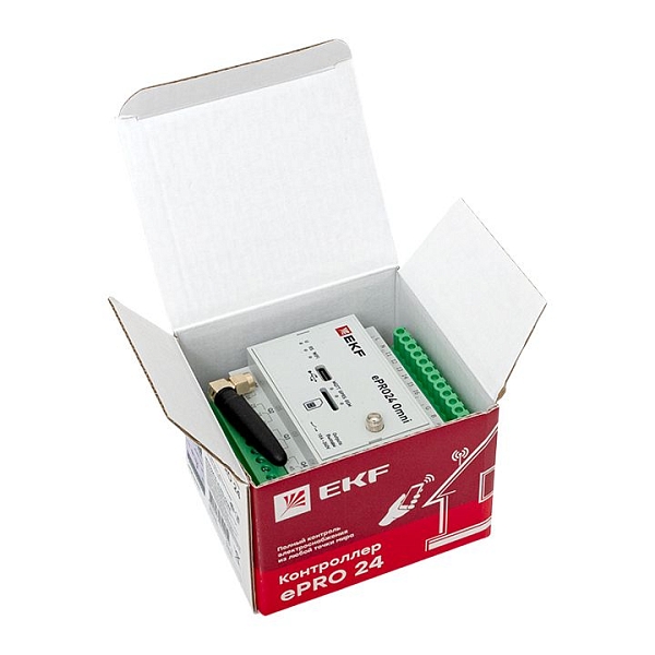 Контроллер удаленного управления 6вх/4вых Wi-Fi GSM 230 В ePRO24 Omni EKF