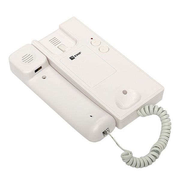 Аудиодомофон (аудиотрубка) IPA-01 бел. 2пр. IP20 EKF