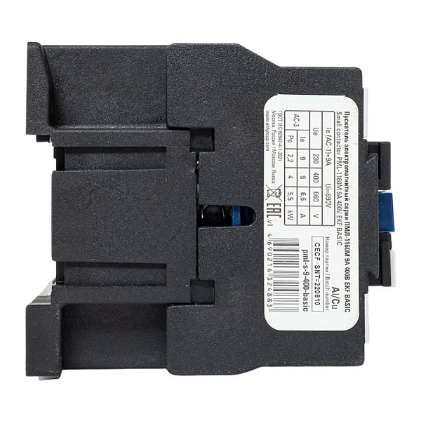 Пускатель электромагнитный серии ПМЛ-1160М 9А 400В EKF Basic
