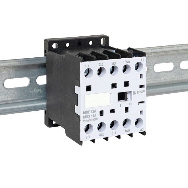 Контактор МКЭ-1 12А 1NO 24В AC EKF