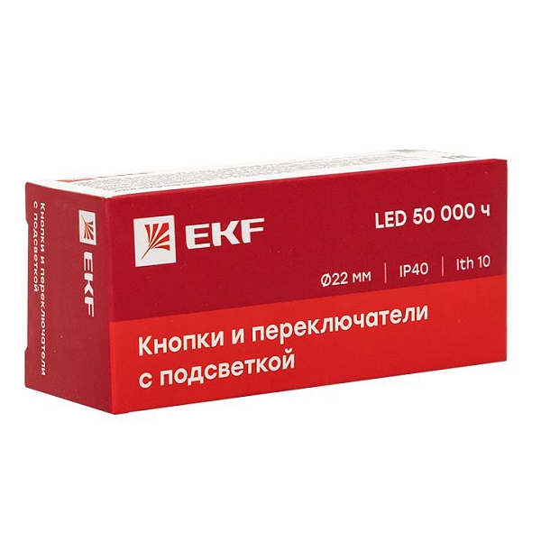 Переключатель BD33 3P c синей подсветкой 230В NO EKF PROxima