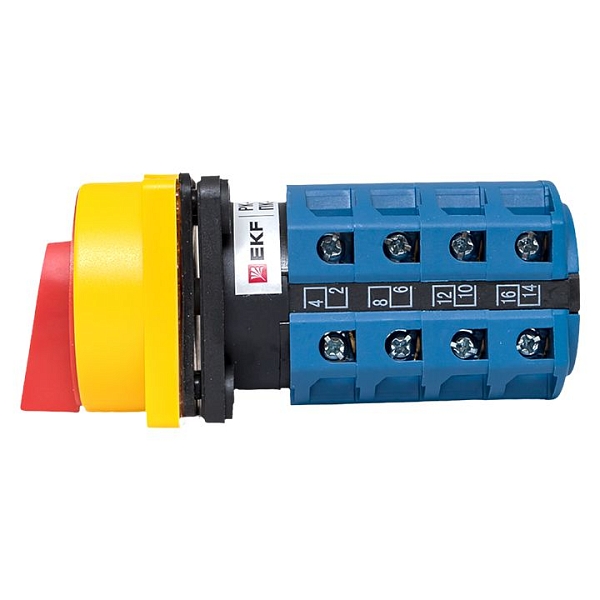 Переключатель кулачковый ПК-1-24 25А 4P "1-0-2" с блокировкой IP65 EKF PROxima