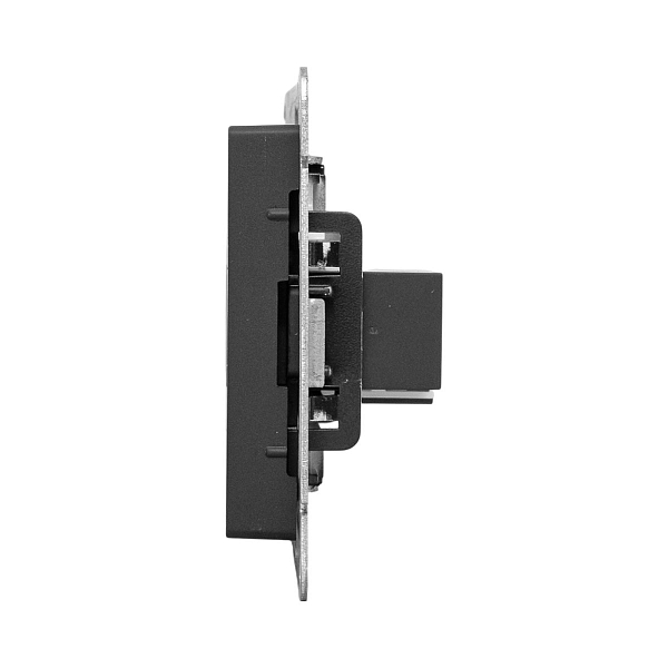 Механизм розетки HDMI+RJ45 (cat5), черный Эпика EKF