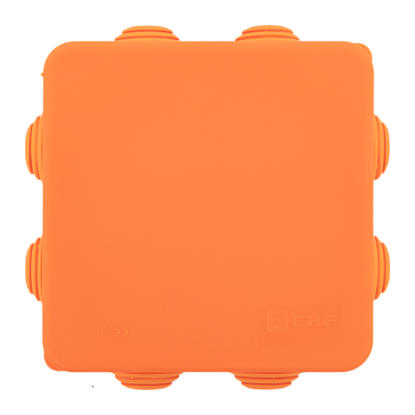 Коробка огнестойкая E45 85x85x40мм с клеммниками 6 полюсов 0,5-4мм2 IP55 HF EKF