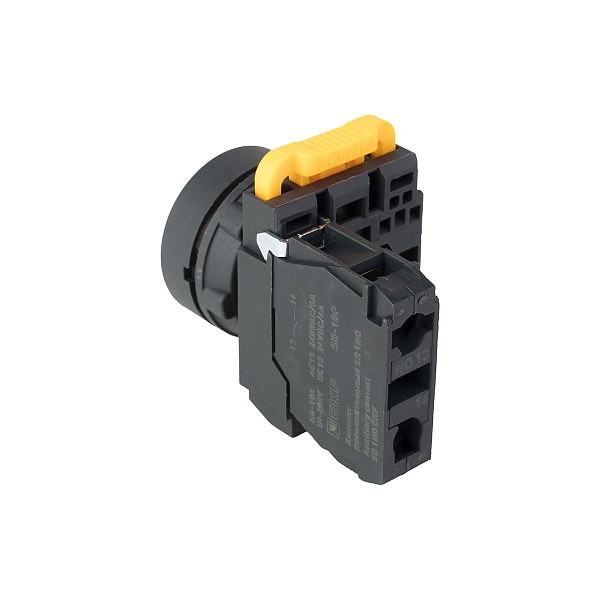 Кнопка SB-21 плоская без фиксации 1NO белая IP65 EKF
