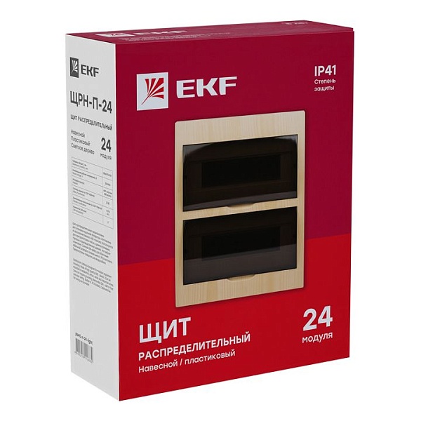 ЩРН-П-24 светлое дерево IP41 PROXIMA EKF