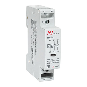Контактор модульный КМ 25А 2NC 230В АС (1 мод.) AVERES EKF