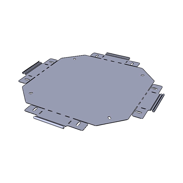 Ответвитель крестообразный 50x400 мм (плоский) EKF
