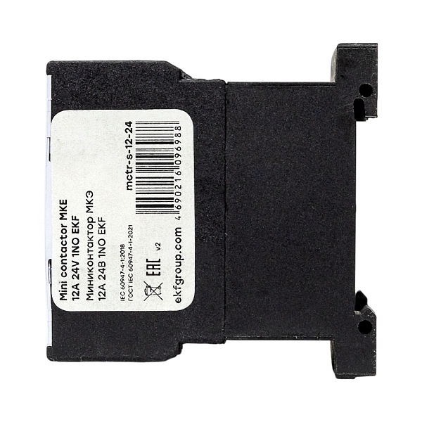 Контактор МКЭ-1 12А 1NO 24В AC EKF