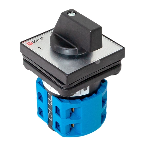 Переключатель кулачковый ПК-1-42 25А 2P «1-0-2» IP65 EKF
