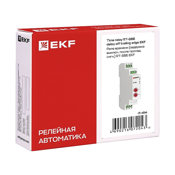 Реле времени (задержка выключ. после пропад. сигн.) RT-SBE EKF PROxima