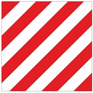 Знак металл "Негабаритное место" (300x300) EKF PROxima
