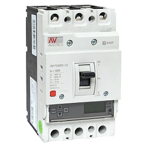 Выключатель автоматический в литом корпусе AV-POWER-1/3 100А 50кА ETU6.0 EKF