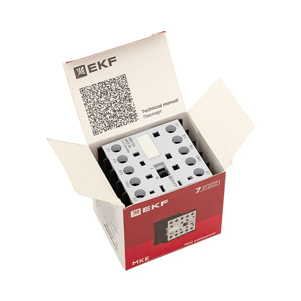 Контактор МКЭ-1 6А 1NO 230В AC EKF