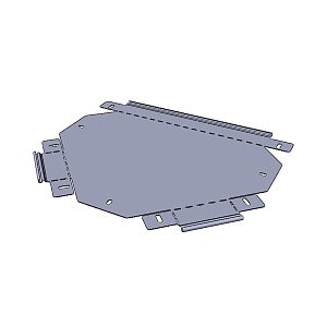Ответвитель Т-образный 80x400 мм (плоский) EKF