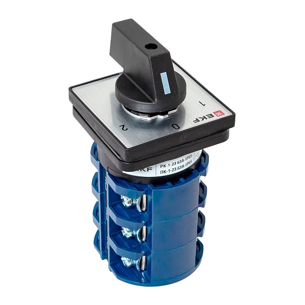 Переключатель кулачковый ПК-1-23 63А 3P «1-0-2» IP65 EKF
