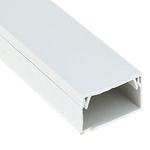 Канал кабельный (80x60) (8 м) белый EKF-Plast