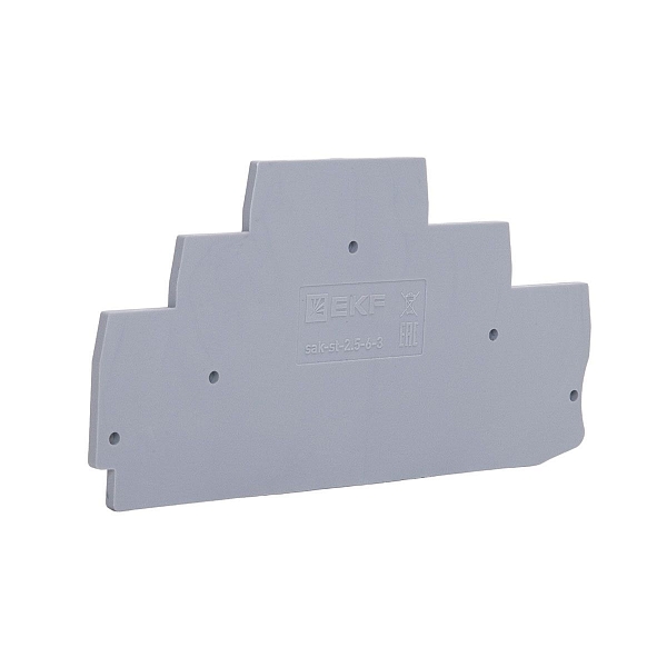 Заглушка для тройной ST-2.5 серая EKF