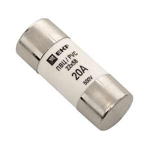 Плавкая вставка цилиндрическая ПВЦ (22x58) 20А EKF 