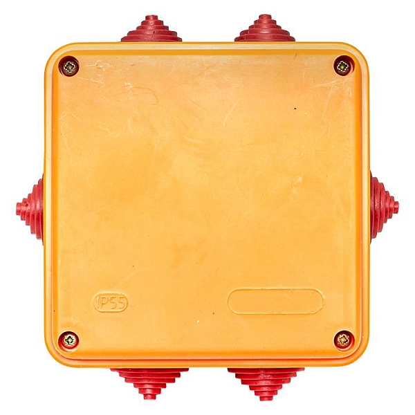 Коробка огнестойкая E90 100x100x50мм, с клеммником 4 полюса 1,5-2,5 мм2 IP55 EKF