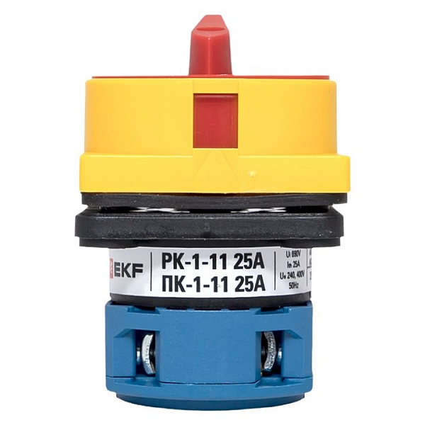 Переключатель кулачковый ПК-1-11 25А 1P "0-1" с блокировкой IP65 EKF PROxima