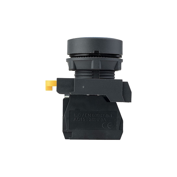 Кнопка SB-21 плоская без фиксации 1NС синяя IP65 EKF